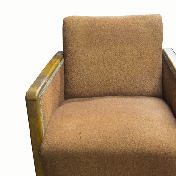 Image 1 of Mid-eeuwse Art Deco fauteuil, Centraal-Europa jaren 1930