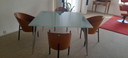 Driade Aleph by Starck eettafel glas/metaal