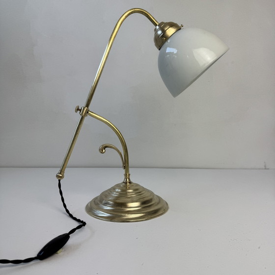 Image 1 of Antieke Articulee Vintage Bureaulamp