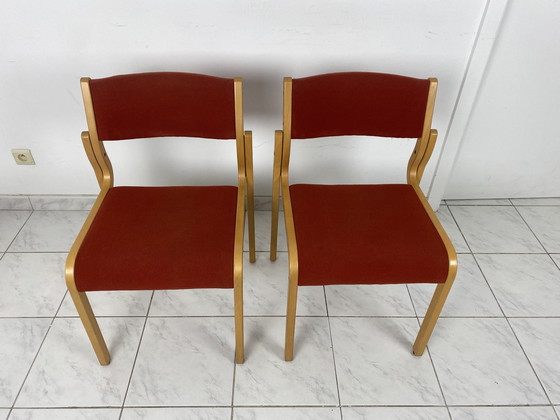 Image 1 of 4x Kvist Denemarken Scandinavisch Design eetkamerstoel