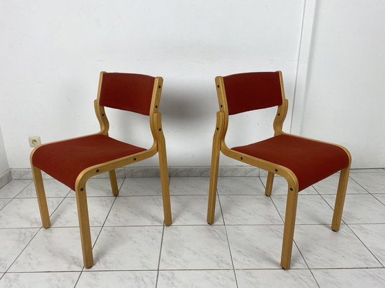 Image 1 of 4x Kvist Denemarken Scandinavisch Design eetkamerstoel