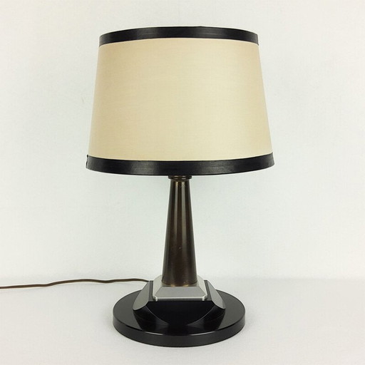 Vintage metalen bureaulamp 1950