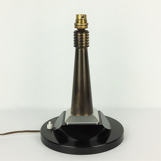 Image 1 of Vintage metalen bureaulamp 1950