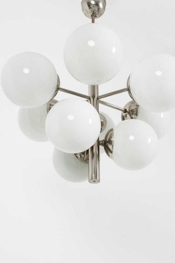 Image 1 of Chromen kroonluchter/sputnik lamp