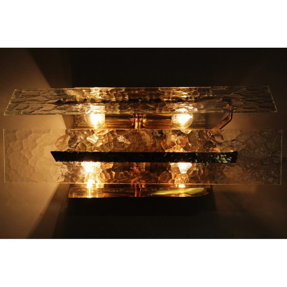 Image 1 of Glazen wandlamp van J.T. Kalmar - 1970