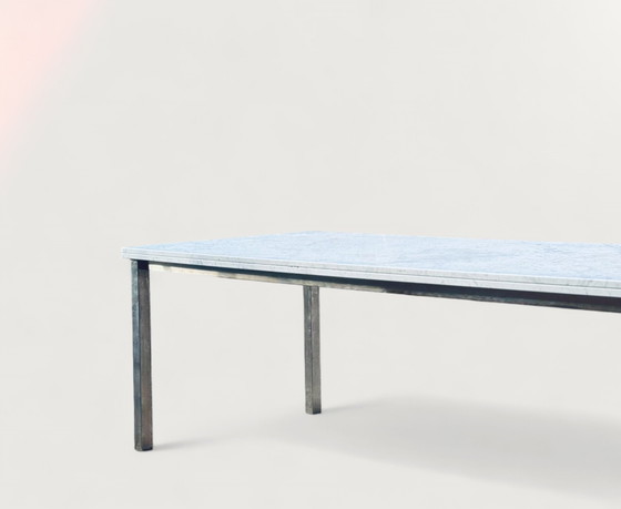 Image 1 of Office Table/ Dining Table Stainless Steel Frame With Marble Top