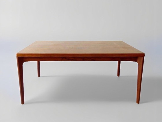 Image 1 of Deense Henning Kjaernulf Tafel Tafel + 2 laden Eetkamertafel Eetkamertafel 1960 Mid Century Teakhout