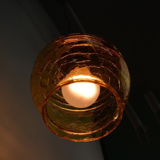 Image 1 of Vintage natriumglas hanglamp, Polen 1970