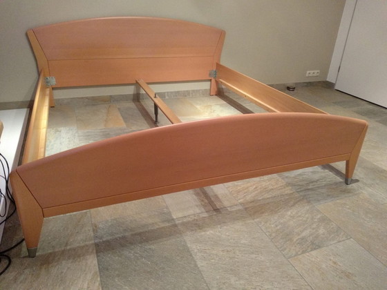 Image 1 of Hülsta: Design Bed Met 2 Nachtkastjes