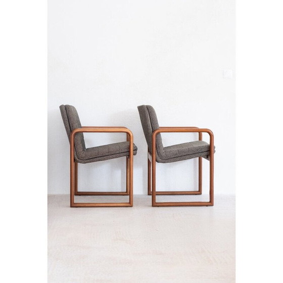 Image 1 of Paar vintage Scandinavische stoffen fauteuils, 1970
