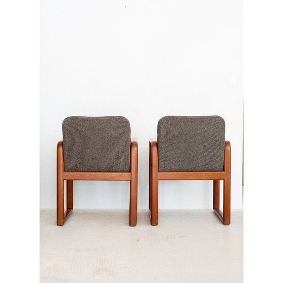 Image 1 of Paar vintage Scandinavische stoffen fauteuils, 1970