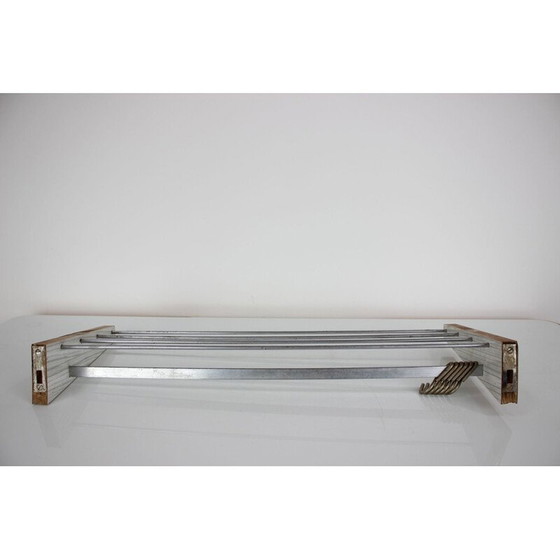 Image 1 of Vintage metalen kapstokhaak, Tsjecho-Slowakije 1960