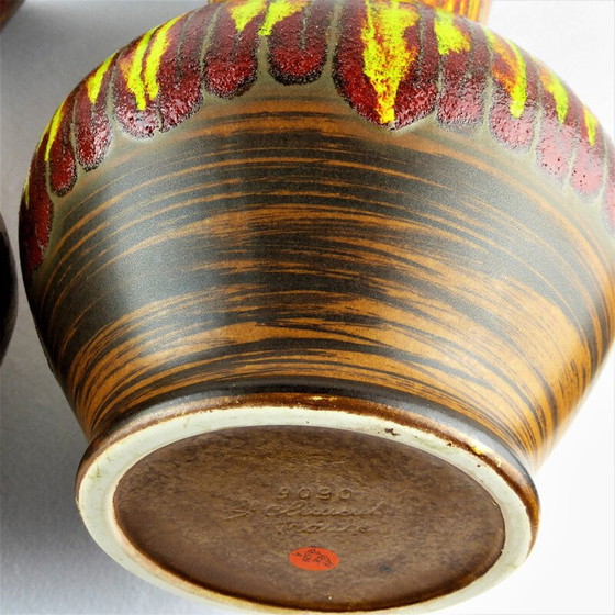 Image 1 of Paar vintage keramische Saint Clement vazen, 1960