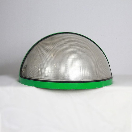 Image 1 of 2 vintage groene lampen "TOTUM" van Bocatto en Gigante voor Zerbetto