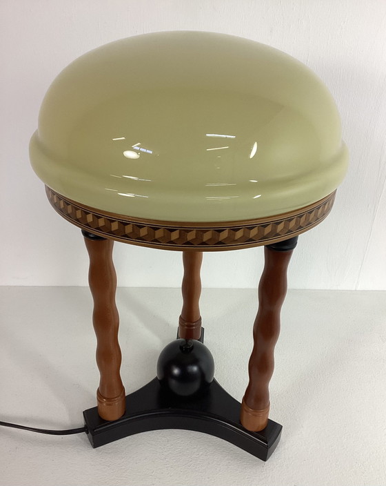 Image 1 of Vintage Art Deco Eighties Lamp Tafellamp Temde Leuchten