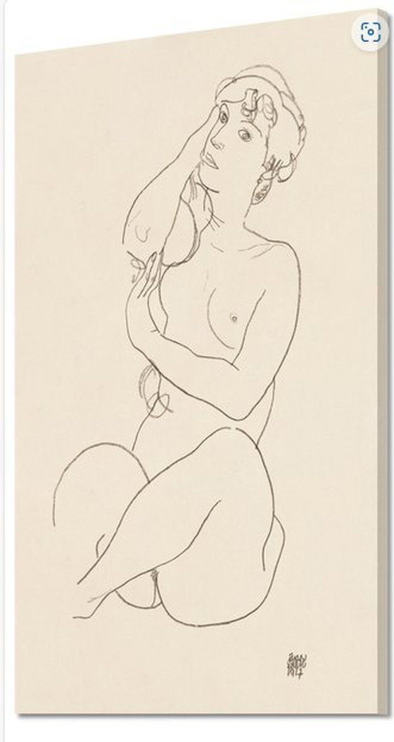 Image 1 of Egon Schiele  ----Nude Model