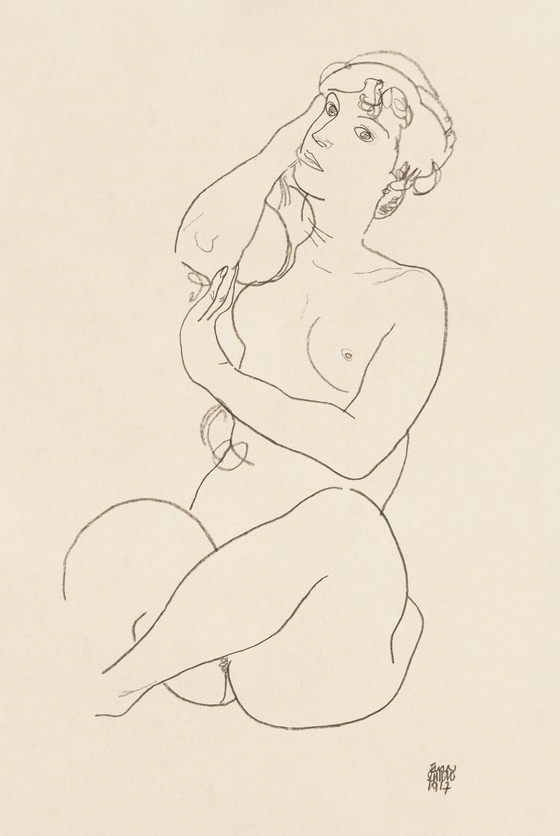 Image 1 of Egon Schiele  ----Nude Model