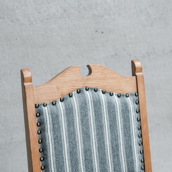 Image 1 of Set van zes vintage eiken eetkamerstoelen, Denemarken 1960