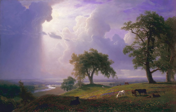 Image 1 of Albert Bierstadt - California Spring