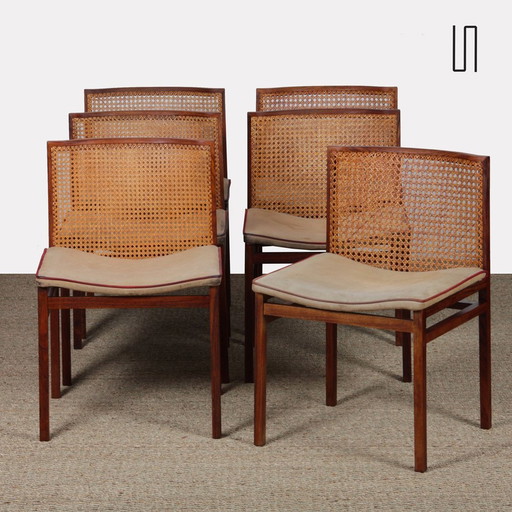 Suite van 6 stoelen door Tito Agnoli voor La Linea, 1960