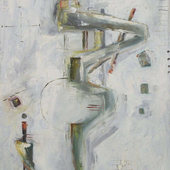 Image 1 of Abstract Schilderij - Paolo Gentilla, 1970S