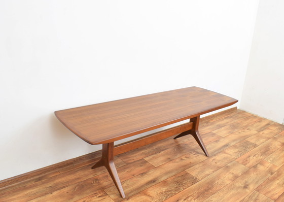 Image 1 of Mid Century Deense Teakhouten Salontafel van Johannes Andersen, 1960S.