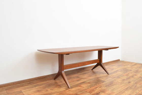 Image 1 of Mid Century Deense Teakhouten Salontafel van Johannes Andersen, 1960S.