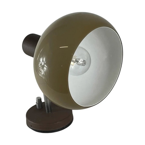 Image 1 of Vintage Herda wandlamp - Bruin acryl lamp