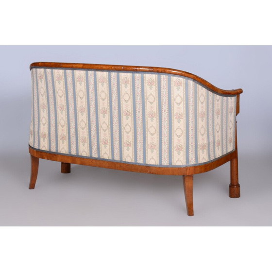 Image 1 of Vintage Biedermeier zitset van berkenhout, Oostenrijk 1830