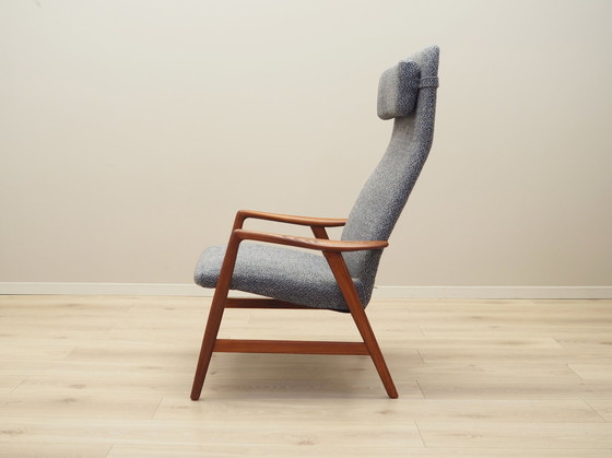 Image 1 of Teakhouten fauteuil, Scandinavisch ontwerp, 1960S, Ontwerper: Alf Svensson, Fabrikant: Fritz Hansen