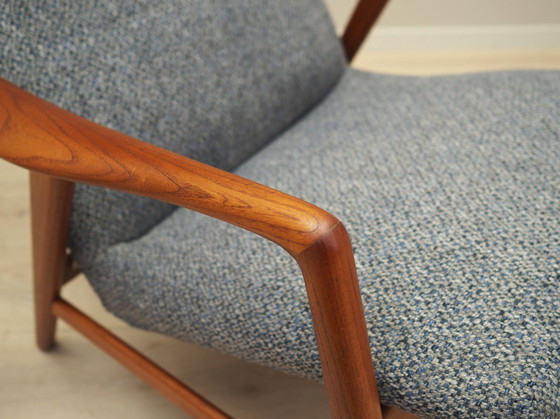 Image 1 of Teakhouten fauteuil, Scandinavisch ontwerp, 1960S, Ontwerper: Alf Svensson, Fabrikant: Fritz Hansen