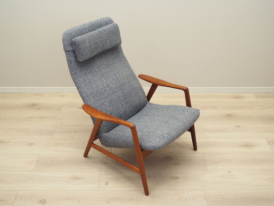 Image 1 of Teakhouten fauteuil, Scandinavisch ontwerp, 1960S, Ontwerper: Alf Svensson, Fabrikant: Fritz Hansen