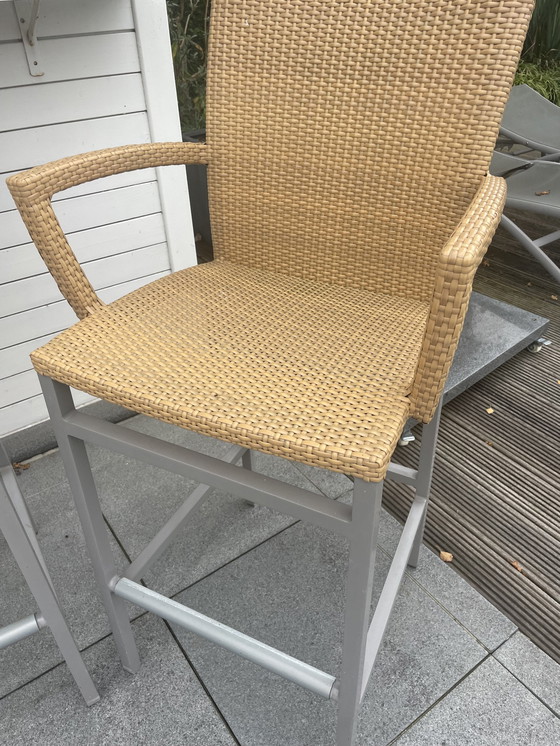 Image 1 of 4x Rausch Classics El-0606-23641 Tuin- Barstoelen