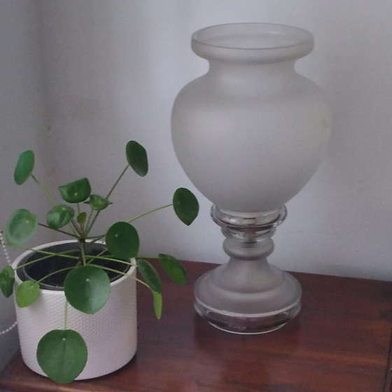 Image 1 of Dressoir glaslamp vintage