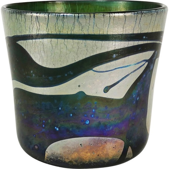 Image 1 of Vintage opalescent glazen container, VS 1980