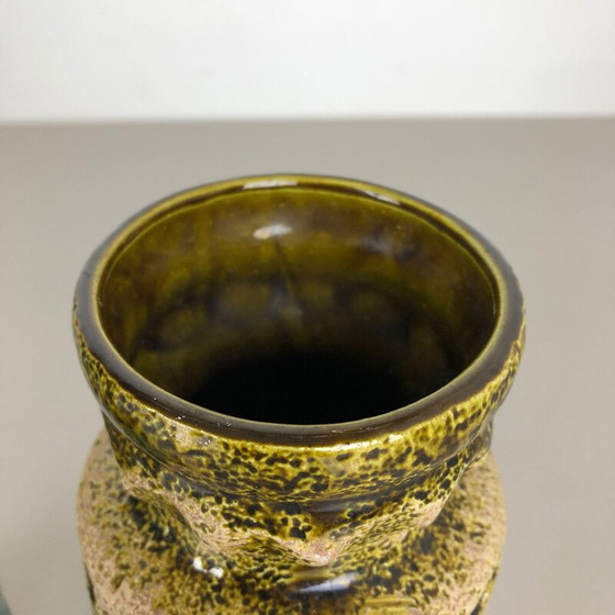 Image 1 of Paar vintage veelkleurige keramische vloervazen van Bay Ceramics, Duitsland 1960