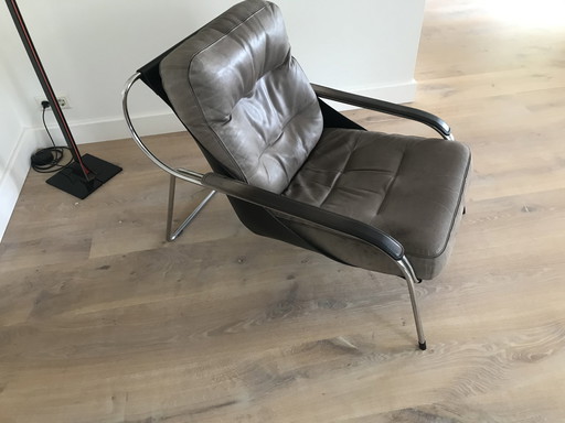 2x Zanotta Maggiolina Loungestoelen