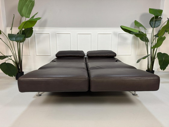 Image 1 of Brühl Moule Designer Sofa Leder Bruin Bankstel