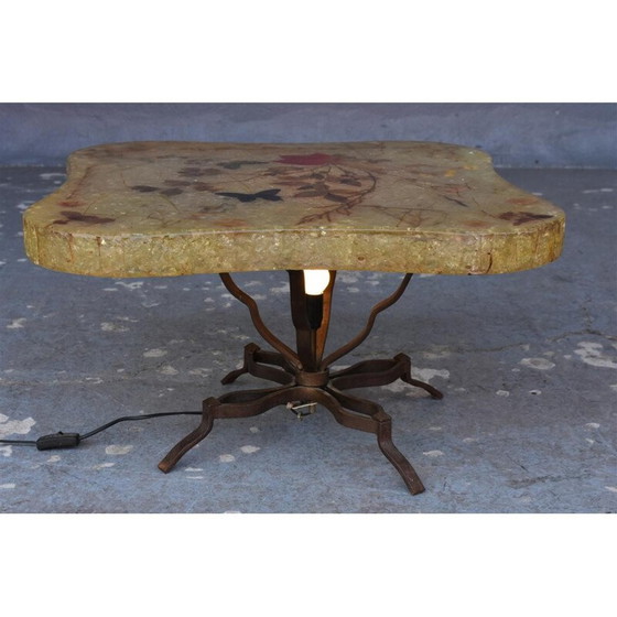 Image 1 of Vintage salontafel van hars, 1970