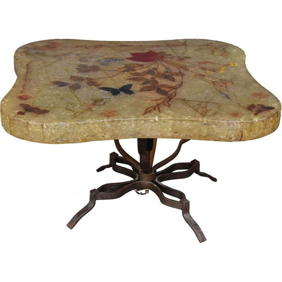 Image 1 of Vintage salontafel van hars, 1970