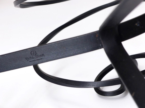 Image 1 of Vintage Scandinavische IJzeren Fawn Kandelaar Ystad Metall 1960