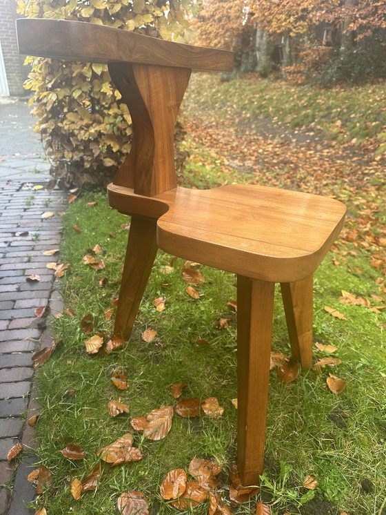 Image 1 of Brutalist Vanity Dressing Stool