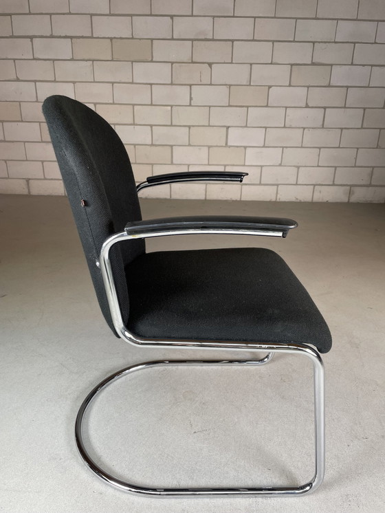 Image 1 of gebr van der stroom dutch originals model gispen 413 fauteuil