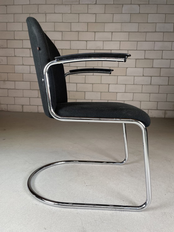 Image 1 of gebr van der stroom dutch originals model gispen 413 fauteuil