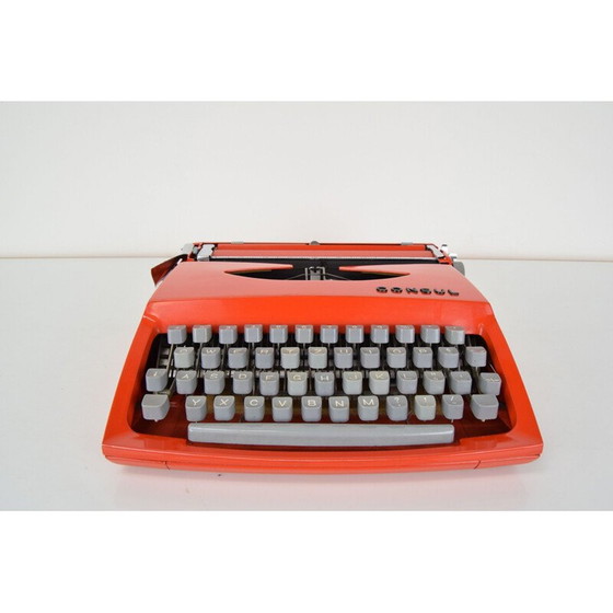 Image 1 of Vintage typemachine "Consul" van metaal en plastic, Tsjechoslowakije 1960