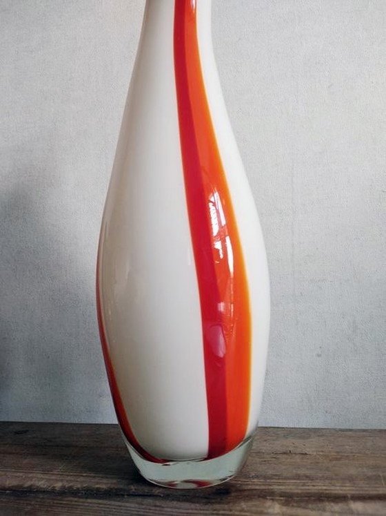 Image 1 of Vintage vaas - Geblazen glas - 1960