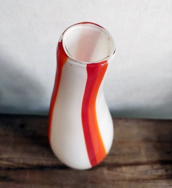 Image 1 of Vintage vaas - Geblazen glas - 1960