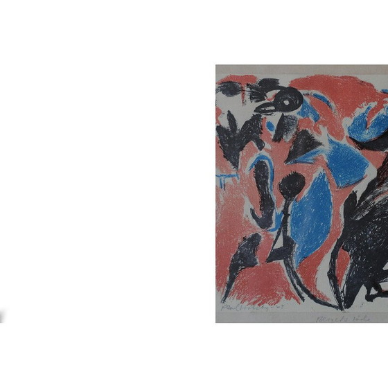 Image 1 of Vintage kleurenschilderij door Paul Holsby, 1963