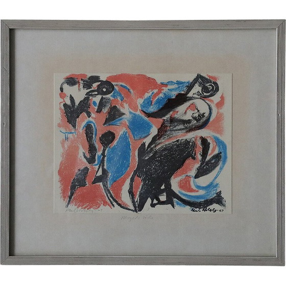 Image 1 of Vintage kleurenschilderij door Paul Holsby, 1963