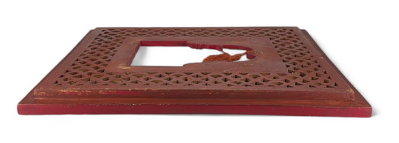 Image 1 of Jharokha Rajasthani Houten Vintage Wandframe Traditioneel Wanddecor India Azië
